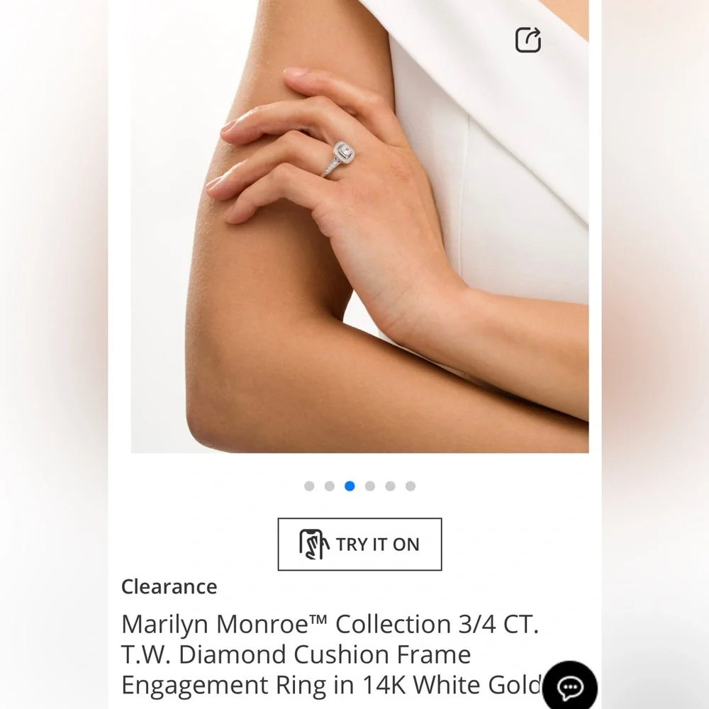 Marilyn Monroe Zales Collection 3/4 CT ring. - Picture 5 of 9